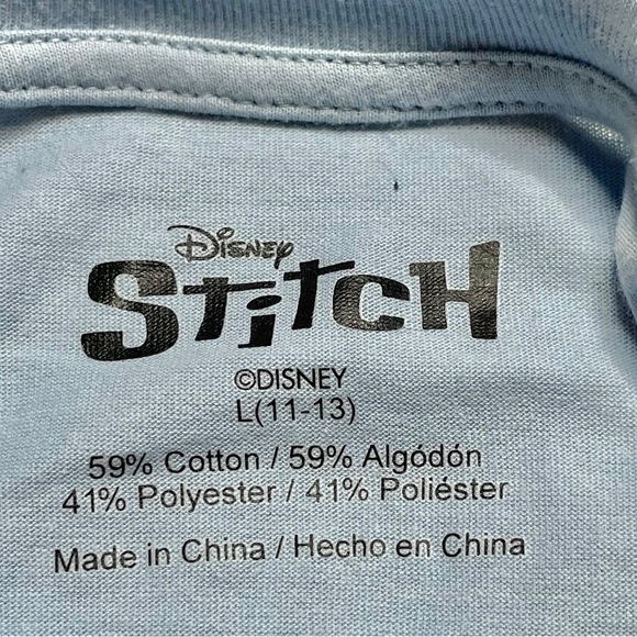 NWT Disney Stitch L 11-13 t-shirt blue - Picture 3 of 4